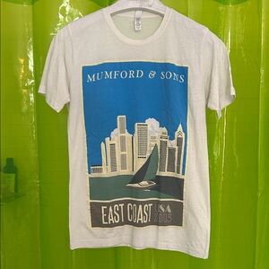 Mumford and Sons 2013 east coast tour merch tee